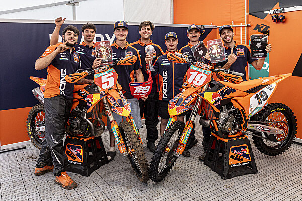 Pilota del team Red Bull KTM al GP di Germania MXGP 2026 a Teutschenthal