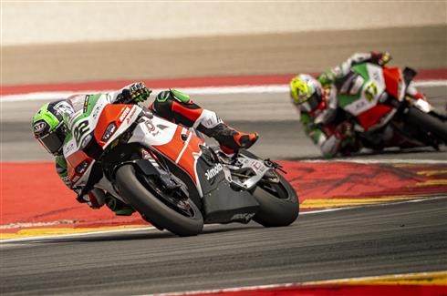 Bimota KB998 Rimini del team Bimota by Kawasaki al Motorland Aragon