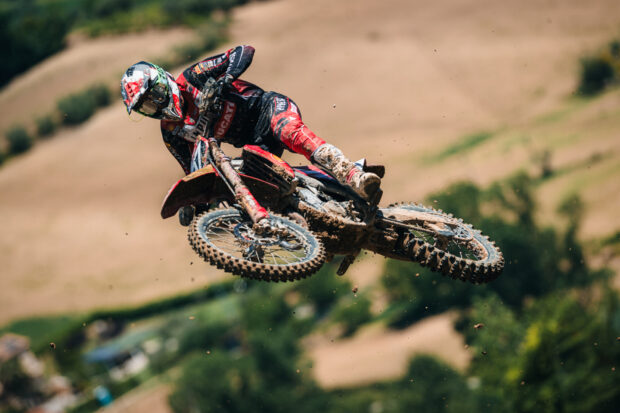 Moto Ducati Desmo della gamma Off-Road in occasione dell'Italiano Prestige MX a Fermo