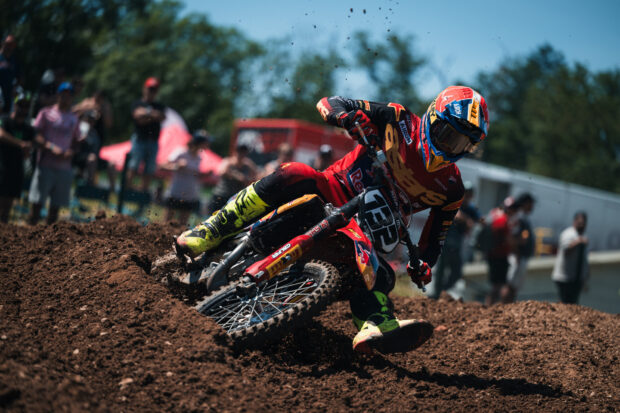 Ducati Desmo450 MX del Red Bull Ducati Factory al Gran Premio di Francia, progresso del progetto MXGP