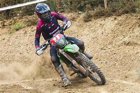 Kyron Bacon pilota MGR Racing, quarto posto in Enduro 2 all'EnduroGP Spagna