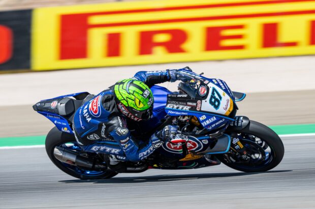 GYTR GRT Yamaha al WorldSBK Aragón, lavoro su assetti e gestione gomme nelle libere a MotorLand