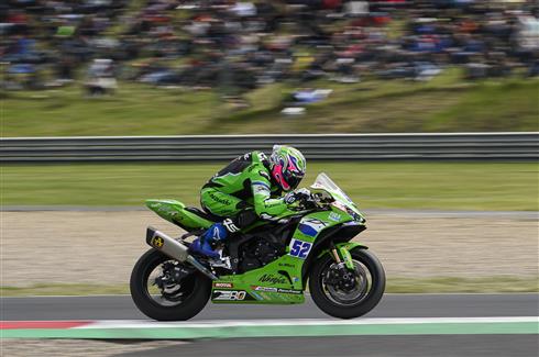 Kawasaki Ninja ZX-6R 636 del Kawasaki WorldSSP Team a Most