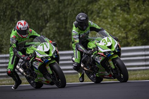 Ninja ZX-6R 636 di Kawasaki protagonista del weekend WorldSPB di Most