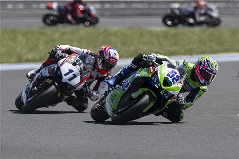 Kawasaki Ninja ZX-6R 636 del Kawasaki WorldSSP Team a Balaton Park