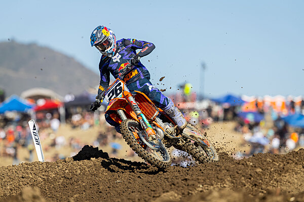 Jorge Prado con la KTM 450 SX-F Factory Edition a Fox Raceway