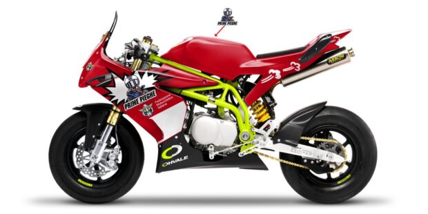 Ohvale GP-0 110 4S utilizzata nel Trofeo Prime Pieghe per piloti di 9-13 anni