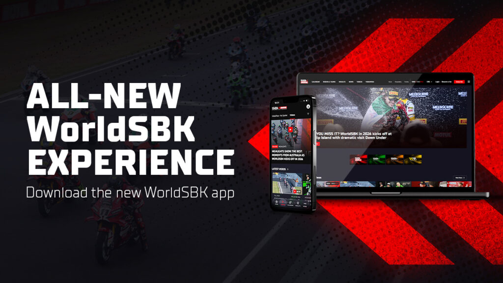 App ufficiale WorldSBK per lo streaming con VideoPass su smartphone e tablet