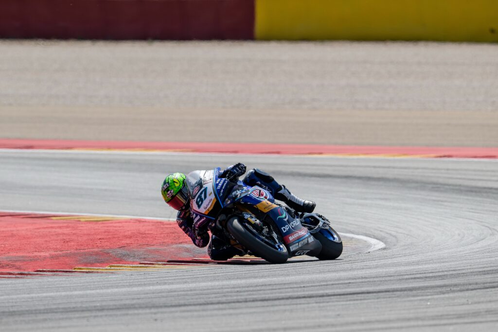 Yamaha GYTR R1 del GRT WorldSBK Team in pista a MotorLand Aragón