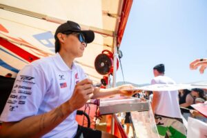 Hunter Lawrence, vincitore della 450MX all'AMA Pro Motocross a Fox Raceway