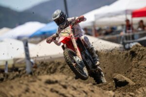 Hunter Lawrence su CRF450RWE a Fox Raceway dopo la doppietta nella 450MX