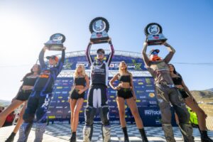 Hunter Lawrence in azione alla tappa di apertura AMA Pro Motocross a Fox Raceway