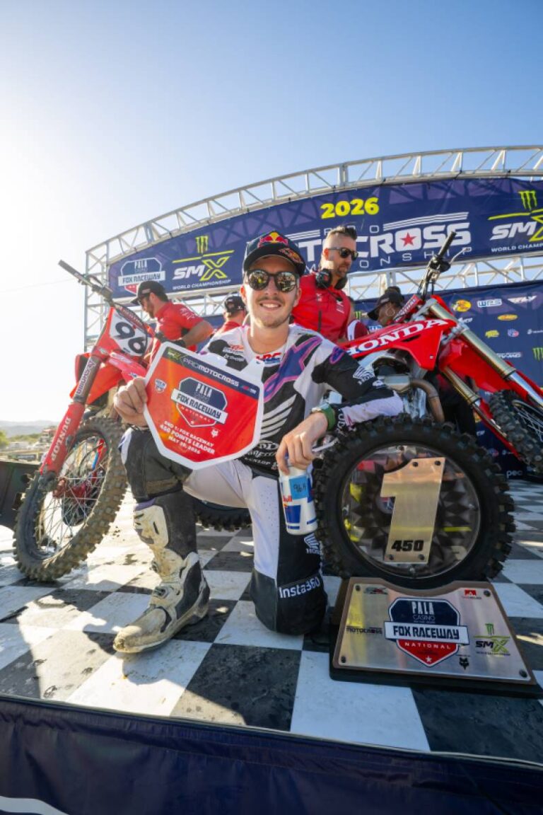 Hunter Lawrence domina l’apertura AMA Pro Motocross a Fox Raceway