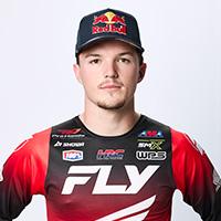 Hunter Lawrence con la CRF450RWE dopo la doppietta nell'AMA Pro Motocross a Fox Raceway