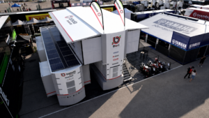 Sistema di accumulo batterie e gestione energetica per il paddock bimota by Kawasaki