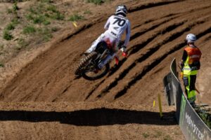 Team Honda HRC PETRONAS e CRF450RW al MXGP di Lettonia