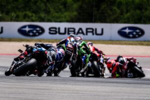 Safety Car elettrica Subaru per WorldSBK impiegata nelle attività di sicurezza e sostenibilità del paddock