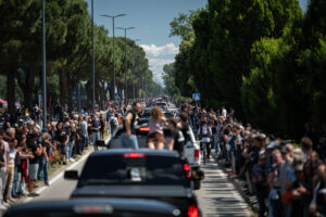 Vetture americane esposte alla US Car Reunion Lignano durante la Biker Fest International 2026