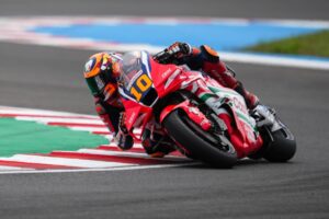 RC213V ufficiale del team Honda HRC al Balaton Park durante il weekend del GP d'Ungheria