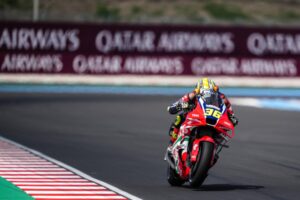 Luca Marini con la Honda HRC Castrol al Gran Premio d'Ungheria