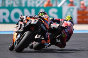 Luca Marini, pilota Honda HRC Castrol, alla Sprint MotoGP Ungheria