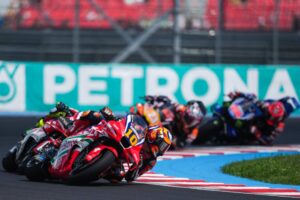 Luca Marini, pilota Honda HRC Castrol, autore del miglior risultato al GP d'Ungheria