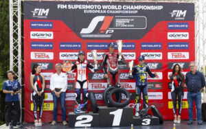 Protagonisti del Round del Piemonte del Supermoto Europeo a Busca