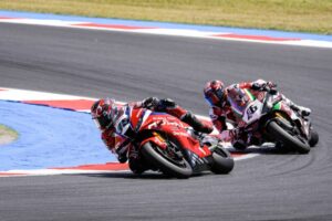 CBR1000RR-R del team Honda HRC in pista al round WorldSBK di Misano
