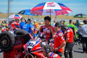 Honda HRC CBR1000RR-R a Misano, lavoro sul setup e gestione del grip