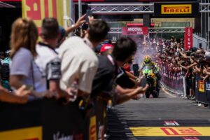 Nicolo Bulega con il team Aruba.it Racing e Ducati a Misano