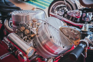 Moto custom esposte al Custom Bike Show della Biker Fest International 2026