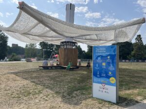 OYA Urban Tree di Michelin, struttura gonfiabile per ombreggiatura temporanea in aree urbane ed eventi