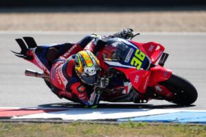 Joan Mir con il team Honda HRC Castrol alla Sprint MotoGP Brno