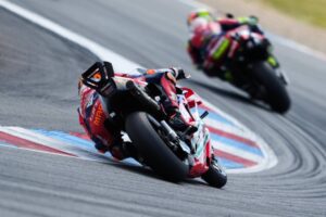 Honda RC213V del team HRC Castrol in pista a Brno durante il GP Czechia MotoGP 2026