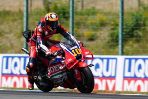 Honda RC213V del team Honda HRC Castrol impiegata a Brno nel Mondiale MotoGP 2026