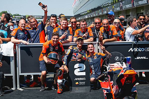 Brian Uriarte (Red Bull KTM Ajo) in Moto3 al GP di Brno