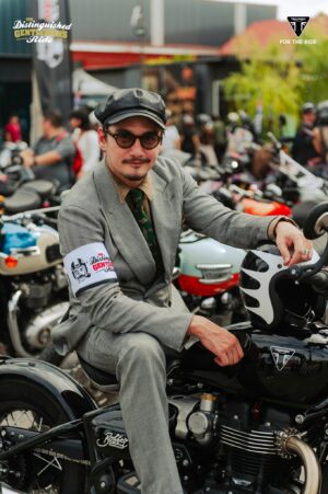 Rider Triumph al The Distinguished Gentleman's Ride 2026 per la raccolta fondi Movember