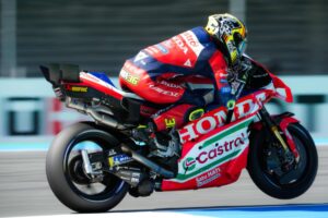 Team Honda HRC Castrol ad Assen durante il venerdì di prove e qualifiche
