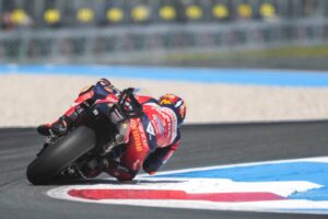 Joan Mir e Luca Marini del Team Honda HRC Castrol ad Assen durante il weekend di gara