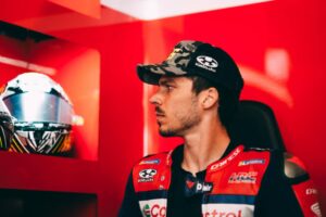 Joan Mir e Luca Marini, piloti del Team Honda HRC Castrol ad Assen, nel weekend del GP d'Olanda