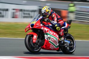 Luca Marini, pilota Honda HRC Castrol, al Dutch GP di Assen