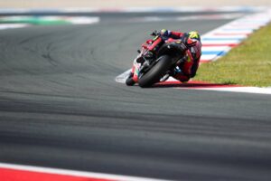 Luca Marini sulla Honda RC213V in azione al TT Circuit Assen