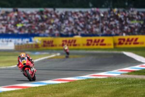 Luca Marini (Honda HRC Castrol) al Dutch GP di Assen, 11° in gara e in classifica MotoGP 2026