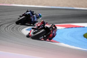 Luca Marini ad Assen con la Honda HRC Castrol durante il Dutch Grand Prix