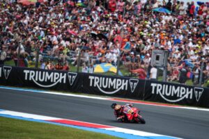 Luca Marini con la Honda HRC Castrol al Gran Premio d'Olanda di Assen
