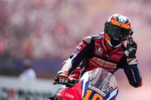 Luca Marini con il team Honda HRC Castrol al GP di Assen