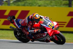 Luca Marini su Honda HRC Castrol al Dutch GP di Assen, chiude 11° nel weekend