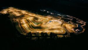 Piloti del Campionato Italiano Prestige MX1-MX2 in azione sul tracciato 04 Park Monte Coralli a Faenza