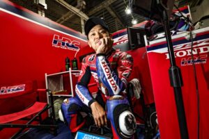 CBR1000RR-R Fireblade SP del team Honda HRC ai test di preparazione per la Suzuka 8 Hours 2026