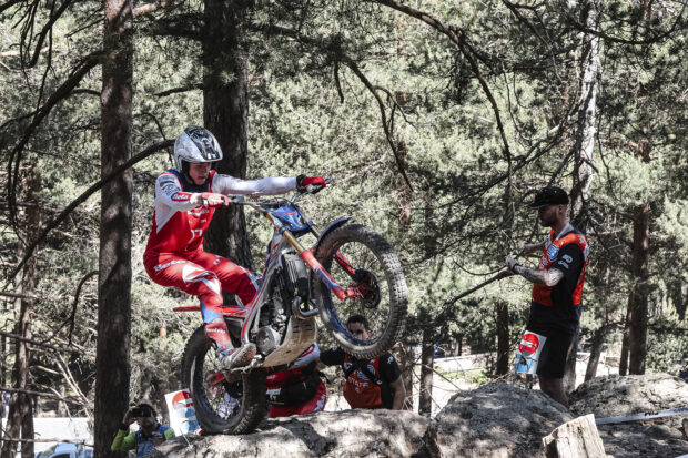Harry Hemingway su Beta nella classe TrialGP del Campionato del Mondo Trial